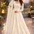 Classic off-white georgette heavy embroidered festive anarkali set