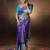 Blue sky soft silk blend banarasi jacuard work designer party wear saree with unstitched blouse piece