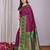Purpe green   soft silk blend banarasi jacuard work designer party wear saree with unstitched blouse piece