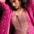 Pink georgette sequins readymade suits free size up to 42