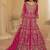 Rani pink georgette sequins readymade suits free size up to 42