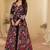 Black georgette sequins readymade suits free size up to 42