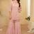 Pink georgette sequins readymade suits free size up to 42