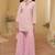 Pink georgette sequins readymade suits free size up to 42