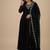 Black zari pure georgette salwar suit