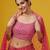 Enchanting Pink Sequins Georgette Sangeet Wear Lehenga Choli