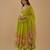 Lemon printed pure organza salwar suit