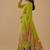 Lemon printed pure organza salwar suit