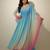 Multicolor tie dye pure georgette salwar suit