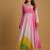 Multicolor tie dye pure georgette salwar suit