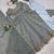 Grey sequins silk blend salwar suit
