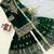 Green cord viscose salwar suit