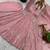 Pink sequins silk blend salwar suit