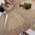 Cream sequins silk blend salwar suit
