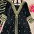 Black sequins viscose salwar suit