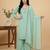 Sky-blue sequins faux georgette salwar suit