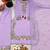 Lavender sequins faux georgette salwar suit