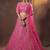 Gorgeous Pink Dori Embroidered Silk Wedding Lehenga Choli With Dupatta
