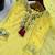 Yellow sequins faux georgette salwar suit