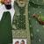 Green sequins faux georgette salwar suit