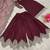Maroon embroidered faux georgette salwar suit