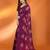 purple mannequin store printed saree