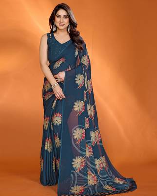 rama_green mannequin store printed saree 1