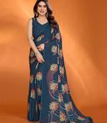 rama_green mannequin store printed saree