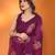 purple mannequin store printed saree