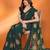 green mannequin store printed saree