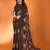 brown mannequin store printed saree