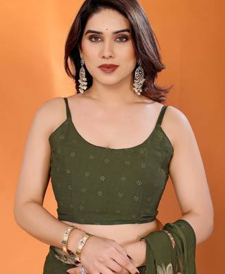 mehendi mannequin store printed saree 5