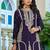  purple palazzo suit for women