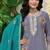  simmer silk heavy embroidery palazzo suit for women lavender