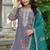  simmer silk heavy embroidery palazzo suit for women lavender