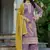 simmer silk heavy embroidery palazzo suit for women lilac