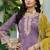  simmer silk heavy embroidery palazzo suit for women lilac