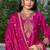 Pink eid wear chinon palazzo suit for women