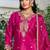 Pink eid wear chinon palazzo suit for women