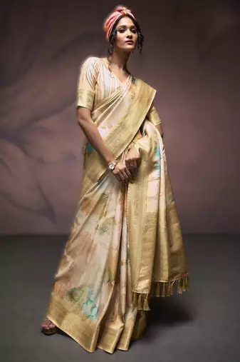 chiku premium handloom art silk sarees     luxurious traditional weaving