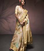 chiku premium handloom art silk sarees     luxurious traditional weaving