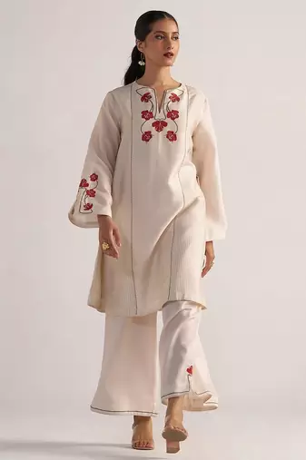 Tofu cream festive co-ord set