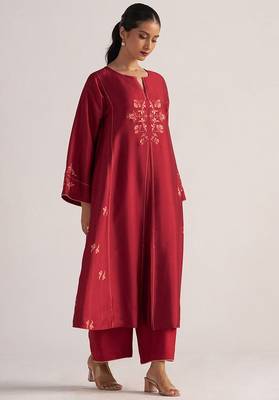 Rio red festive co-ord set 1