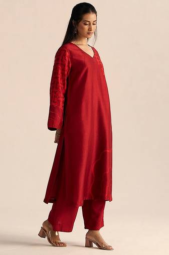 Chilli pepper silk co-ord set