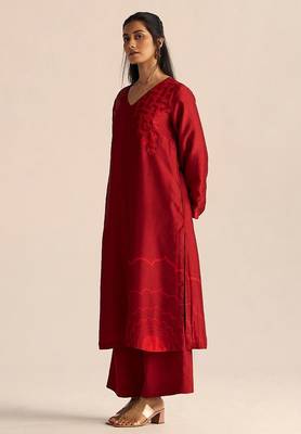 Chilli pepper silk co-ord set 3