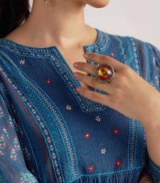 Dark denim mul cotton co-ord set