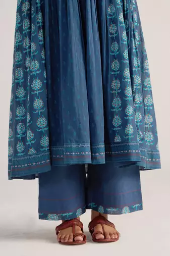 Dark denim mul cotton co-ord set