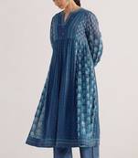 Dark denim mul cotton co-ord set