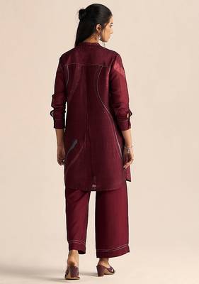 Cordovan silk co-ord set 2