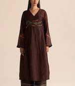 Dark chocolate silk co-ord set